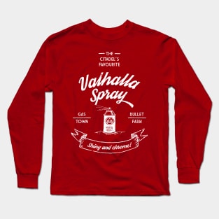 Valhalla Spray - white artwork Long Sleeve T-Shirt